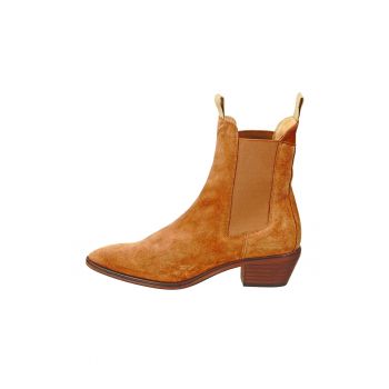 Botine Chelsea de piele intoarsa