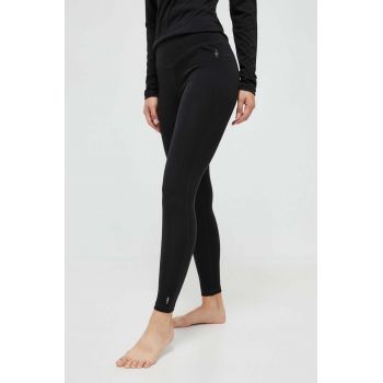 Smartwool jambiere funcționale Classic Thermal Merino culoarea negru