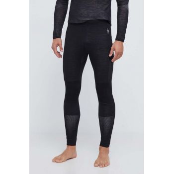 Smartwool jambiere funcționale Intraknit Thermal Merino culoarea negru