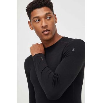 Smartwool longsleeve funcțional Classic Thermal Merino culoarea negru