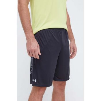 Under Armour pantaloni scurți de antrenament Tech Wordmark Graphic culoarea negru