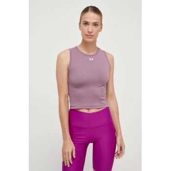 Under Armour top de antrenament culoarea violet