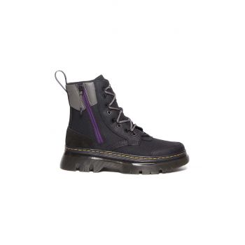 Dr. Martens botine Tarik Zip femei, culoarea negru, cu toc plat, DM31152001