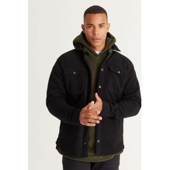 Jacheta regular fit din fleece