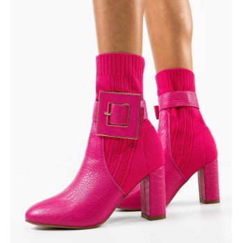 Botine dama Lyla Fuchsia