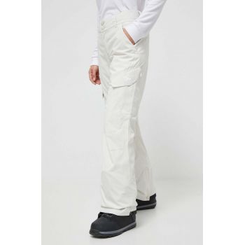 DC pantaloni Nonchalant culoarea bej