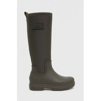 UGG cizme Droplet Tall femei, culoarea verde, 1151350