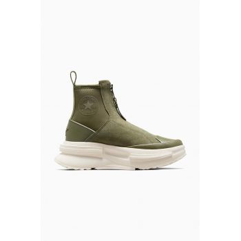 Converse tenisi de piele Run Star Legacy Chelsea Cx culoarea verde, A05527C