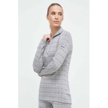 Icebreaker longsleeve funcțional Merino 260 Vertex culoarea gri