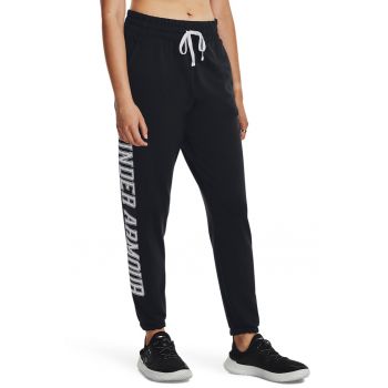 Pantaloni din amestec de lyocell cu imprimeu logo supradimensionat pentru fitness Rival