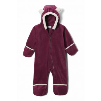 Salopeta din material fleece cu garnituri din blana sintetica Tiny Bear™