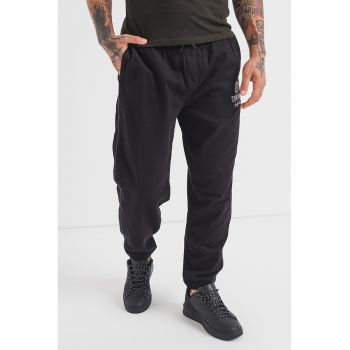 Pantaloni de trening relaxed fit din bumbac organic