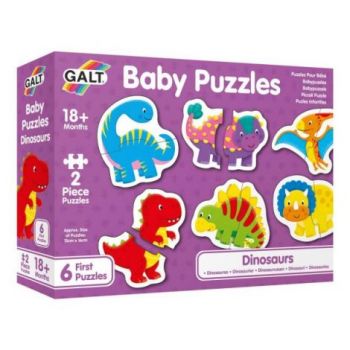 Baby puzzle: dinozauri (2 piese)