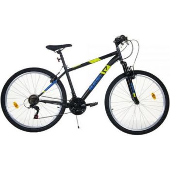 Bicicleta copii 11 ani+, 27 inch, Mtb Barbati Ring Gri, Dino Bikes DB427US21GY