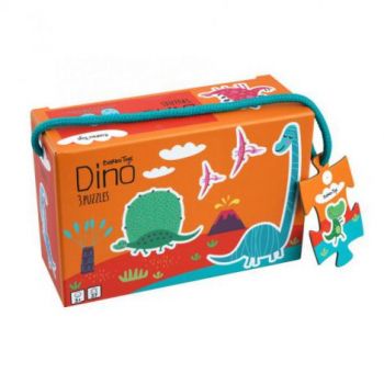 Set de 3 puzzle, Dino - Little Bright Ones