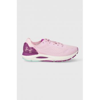 Under Armour pantofi de alergat HOVR Sonic 6 culoarea roz