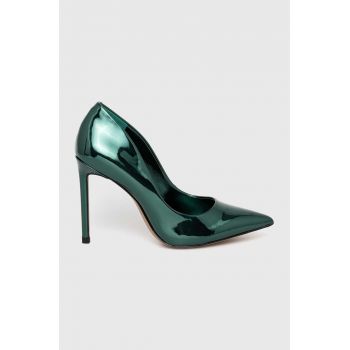 Aldo pantofi cu toc Stessy2.0 culoarea verde, 13659344.STESSY2.0