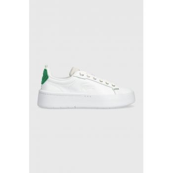 Lacoste sneakers din piele CARNABY PLAT 223 2 SFA culoarea alb, 46SFA0034