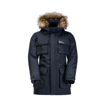 Jack Wolfskin geaca copii GLACIER PEA culoarea negru