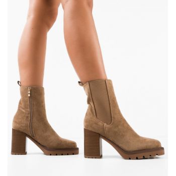 Botine dama Nevymar Khaki