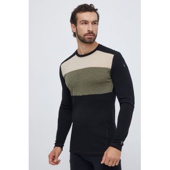 Smartwool longsleeve funcțional Classic Thermal Merino culoarea negru