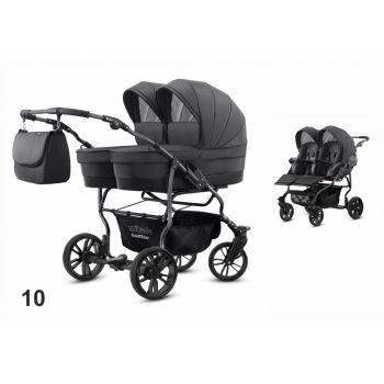 Carucior 2 in 1 pentru gemeni Mikado Goldstar GS-10