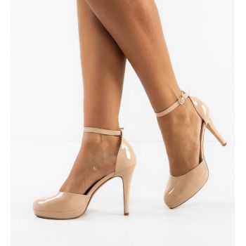 Pantofi dama Cryst Nude