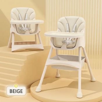 Scaun de masa transformabil 2 in 1 Little Mom Modern Beige