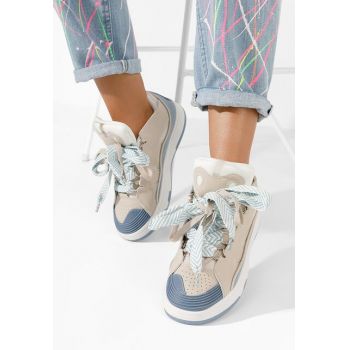 Sneakers dama Mellow D2 albastri