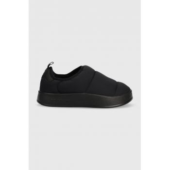 adidas Originals papuci copii PUFFYLETTE J culoarea negru