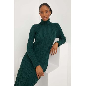 Answear Lab rochie culoarea verde