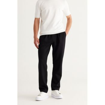 Pantaloni de trening relaxed fit cu buzunare laterale