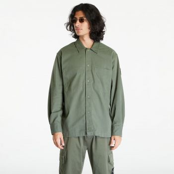Calvin Klein Jeans Topstitch Woven Shirt Green ieftin
