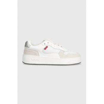 Levi's sneakers GLIDE S culoarea alb, 235201.51