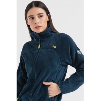 Bluza de trening din material fleece cu fermoar Upaline