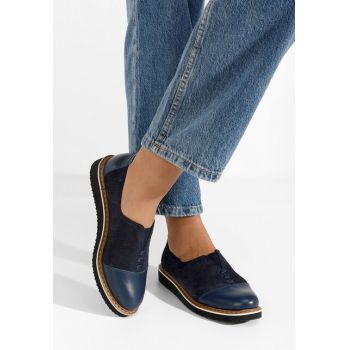 Pantofi casual dama piele Ariva V2 navy