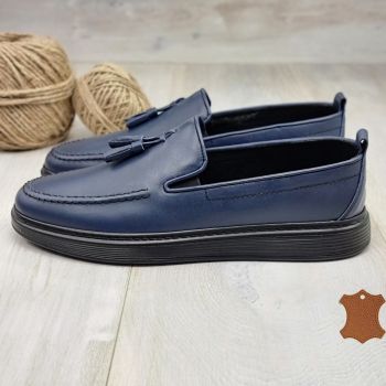 Pantofi Barbat Bleumarin Piele Naturala Elisha de firma originali