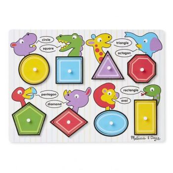 Puzzle lemn Forme geometrice Melissa and Doug