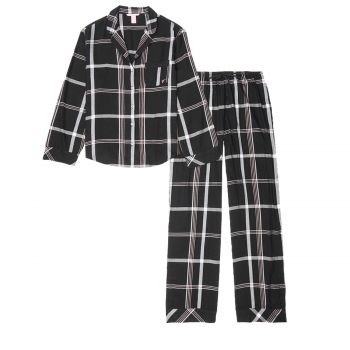 Cotton flannel long pj set l