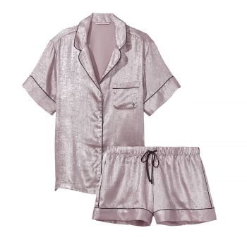 Fiona Short Satin Pajamas M