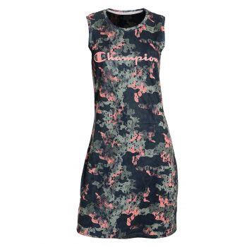 LADY CAMO MESH DRESS