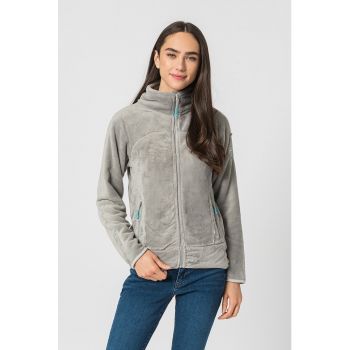 Bluza sport din material fleece cu fermoar Upaline