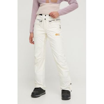 Picture pantaloni Treva culoarea bej