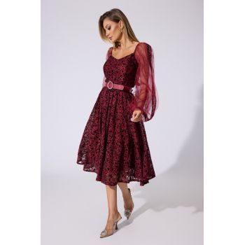 Rochie Gwendoline Bordo