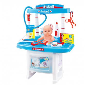 Set Doctor cu stand + 12 accesorii + bebe