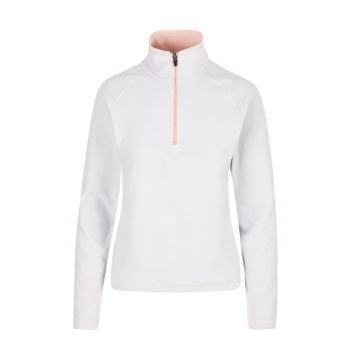 Bluza sport din fleece cu fermoar scurt Skylar