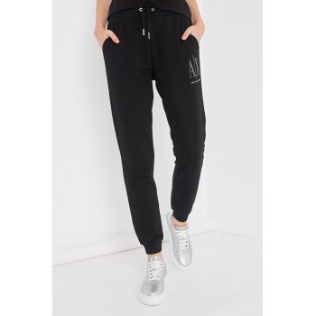 Pantaloni jogger conici cu buzunare oblice