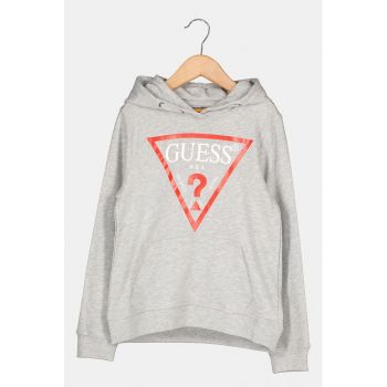 Guess - Hanorac de bumbac cu buzunar kangaroo