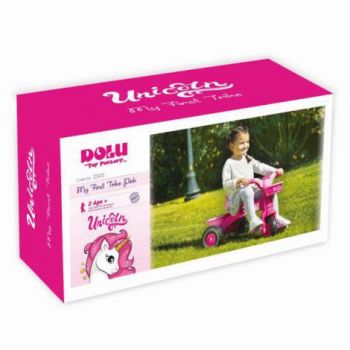 Prima mea tricicleta roz - unicorn