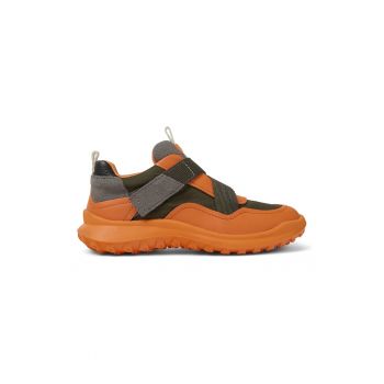 Pantofi sport slip-on cu model colorblock si banda velcro pentru ajustare Circular 657